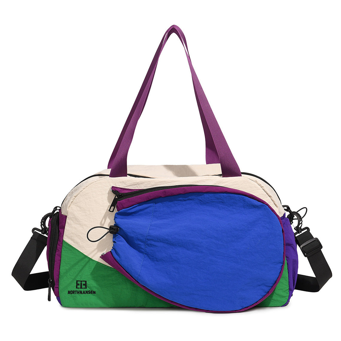 Stylische Mehrfachfächer-Wochenend-Tasche