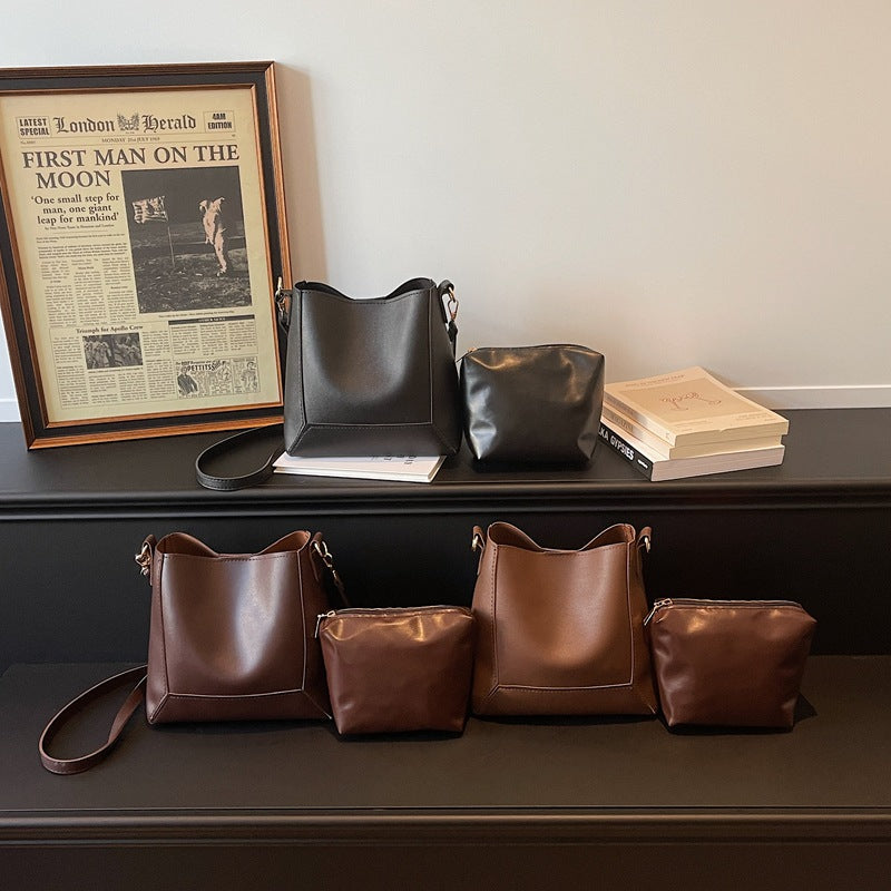 WoChic Strukturierte Sling Tasche Brehn