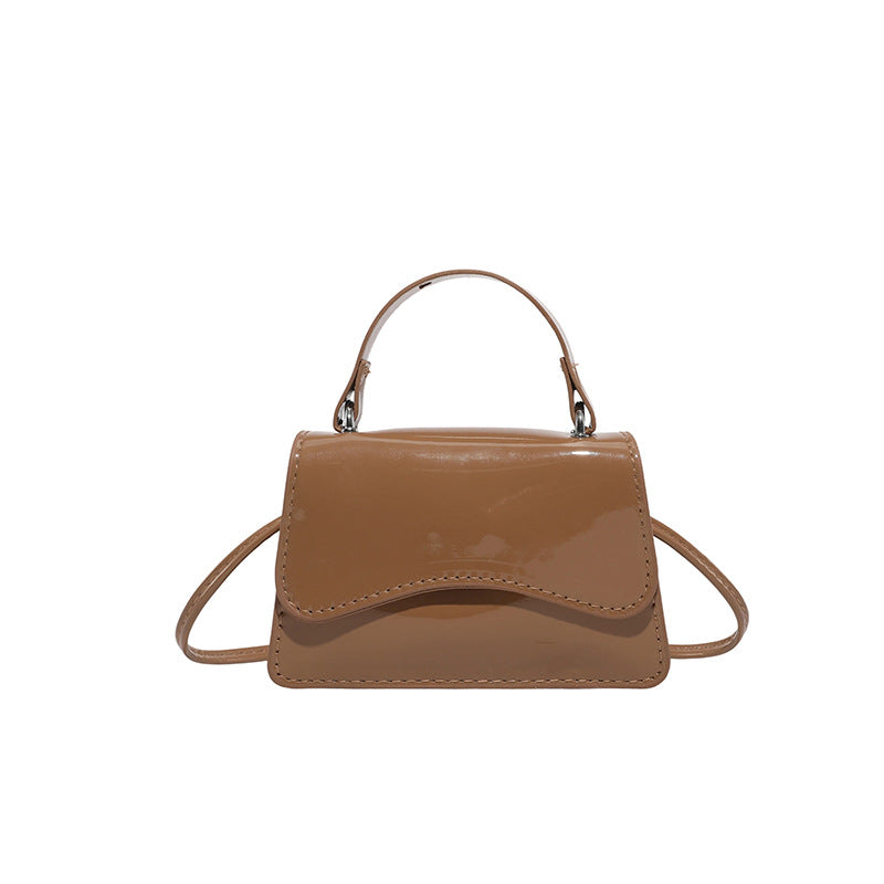 WoStylish Patentleder Mini-Handtasche Brehn