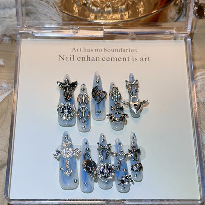 Glamouröse dekorative Nagelspitzen