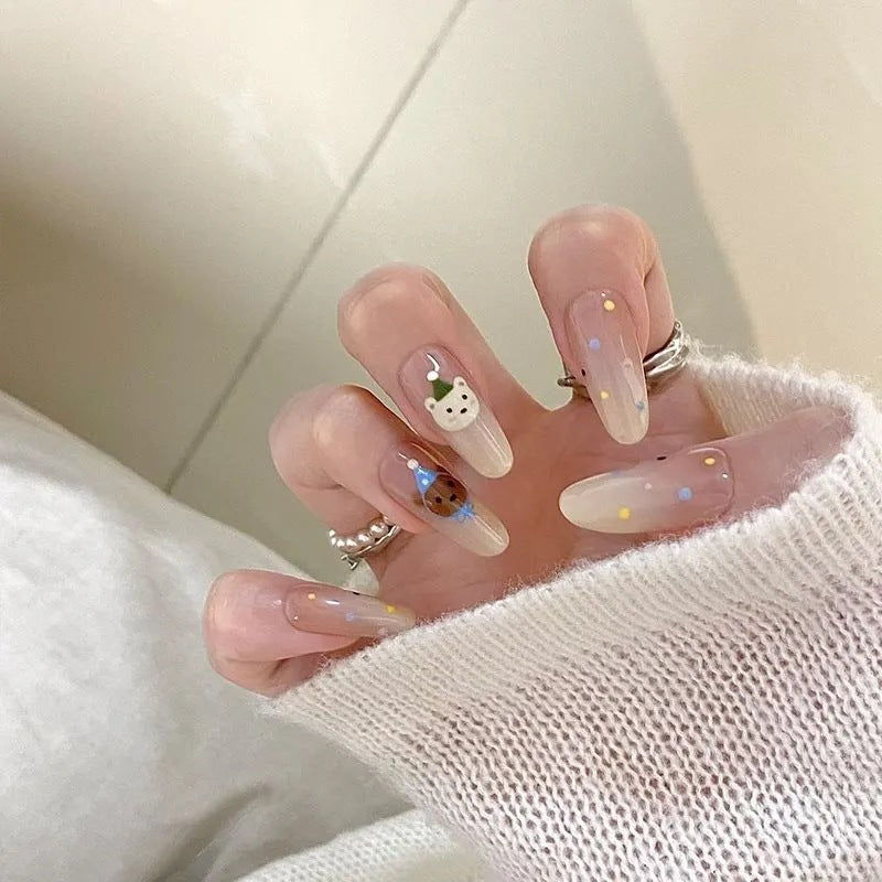 Kunstfingernägel mit Niedlichen Tiermotiven Brehn