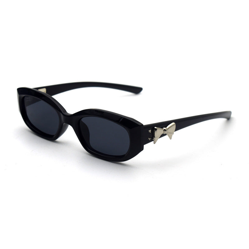 Trendy Cat-Eye Sonnenbrille mit adorabler Teddy-Bären-Akzent Brehn