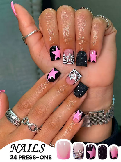 Glamorous Press-On Nail Art Brehn