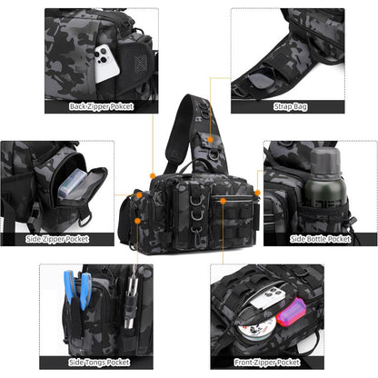 Taktische Angel Sling Bag Brehn