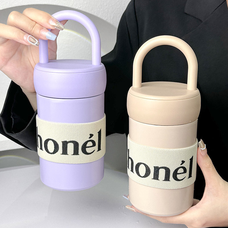 Damen Isolierte Trinkflasche mit ergonomischem Tragegriff Brehn