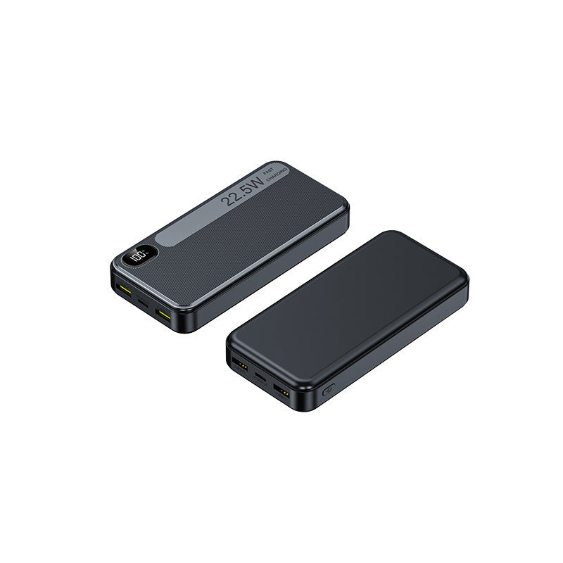 Tragbare Powerbank mit Schnellladefunktion und Digitalem Display Brehn