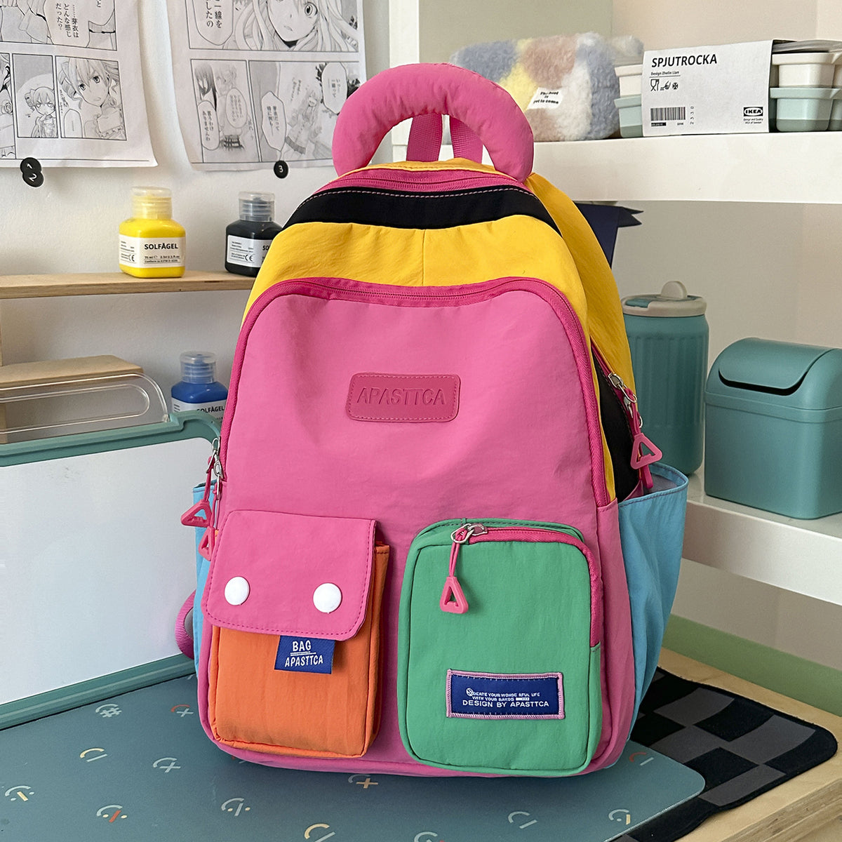 Stylische Multi-Taschen-Rucksack Brehn