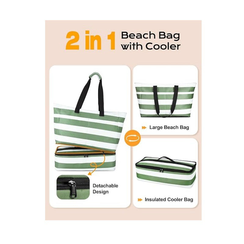 Strandtasche mit Mehreren Fächern Brehn