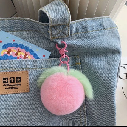 Plüsch Obst Pom Pom Schlüsselanhänger Brehn