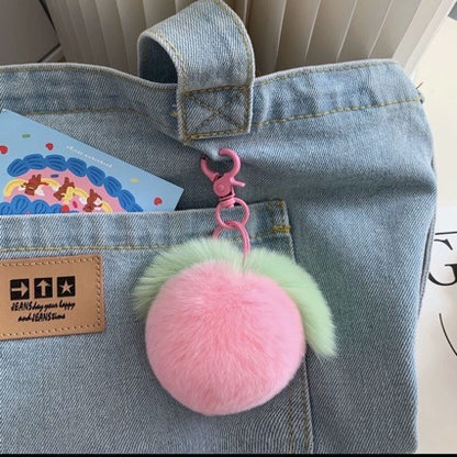 Plüsch Obst Pom Pom Schlüsselanhänger Brehn