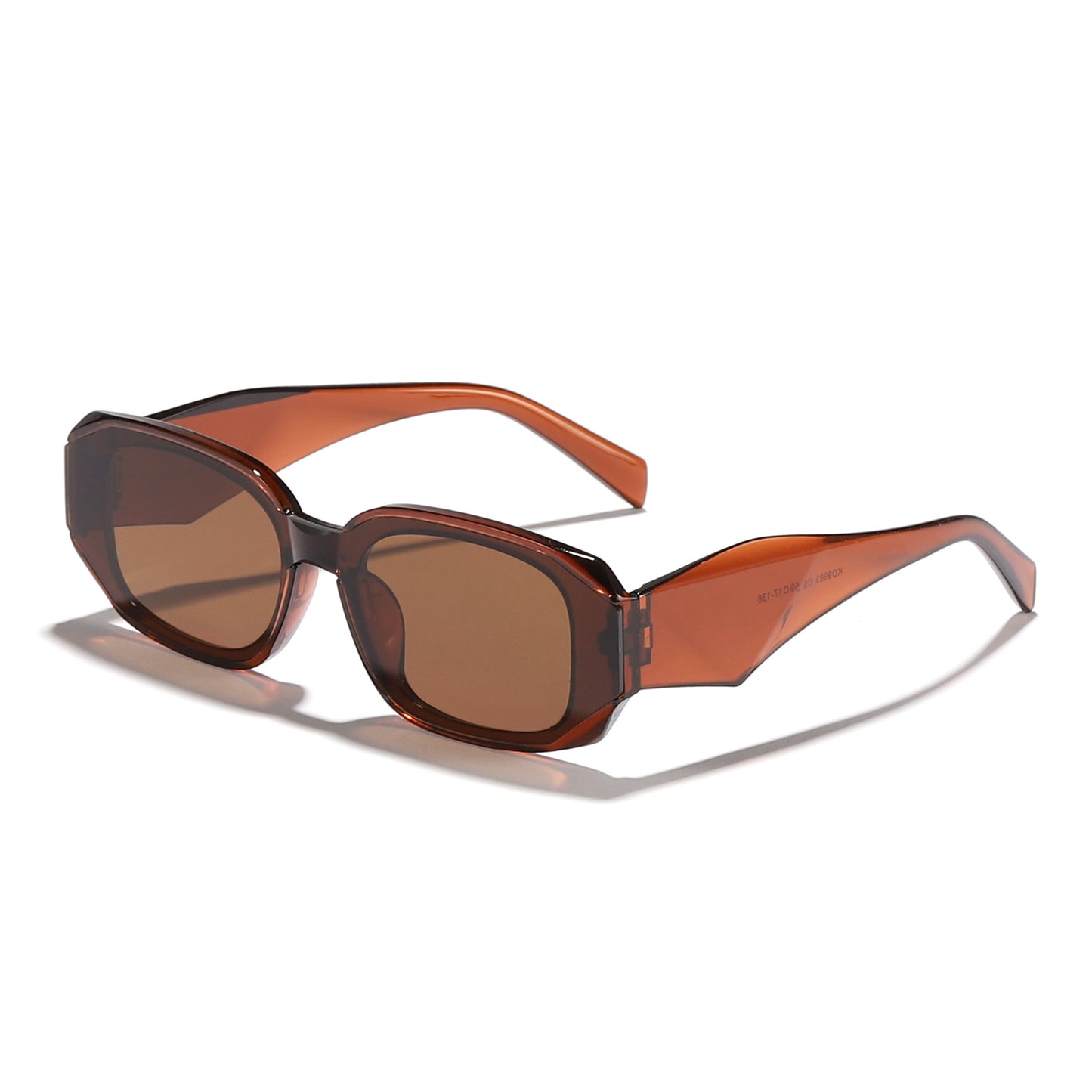 Damen modische Sonnenbrille im kantigen Design mit UV-Schutz Brehn