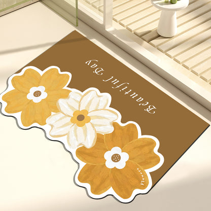 Künstlerische Blumendekorationsmatte