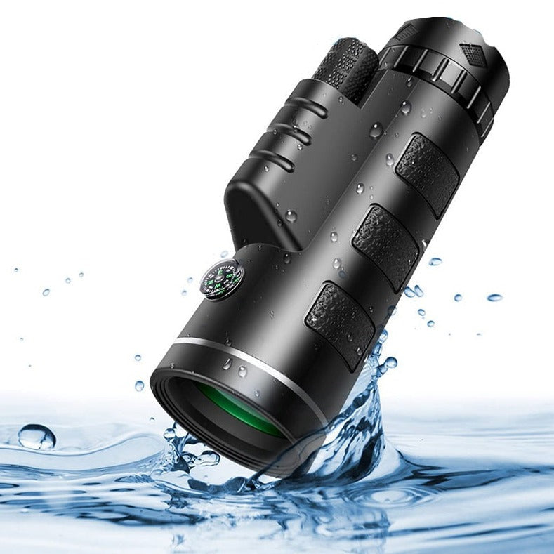 Brehn | 500X Pro High-Resolution Teleskop | Monokular mit FMC-Mehrschichtvergütung | Stickstoffgefüllt & Wasserdicht | Nachtsicht-Optimierung | Kompakt-Optik für Astronomie & Outdoor