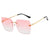 Damen quadratische Sonnenbrille im modernen Design mit filigranem Metallrahmen Brehn