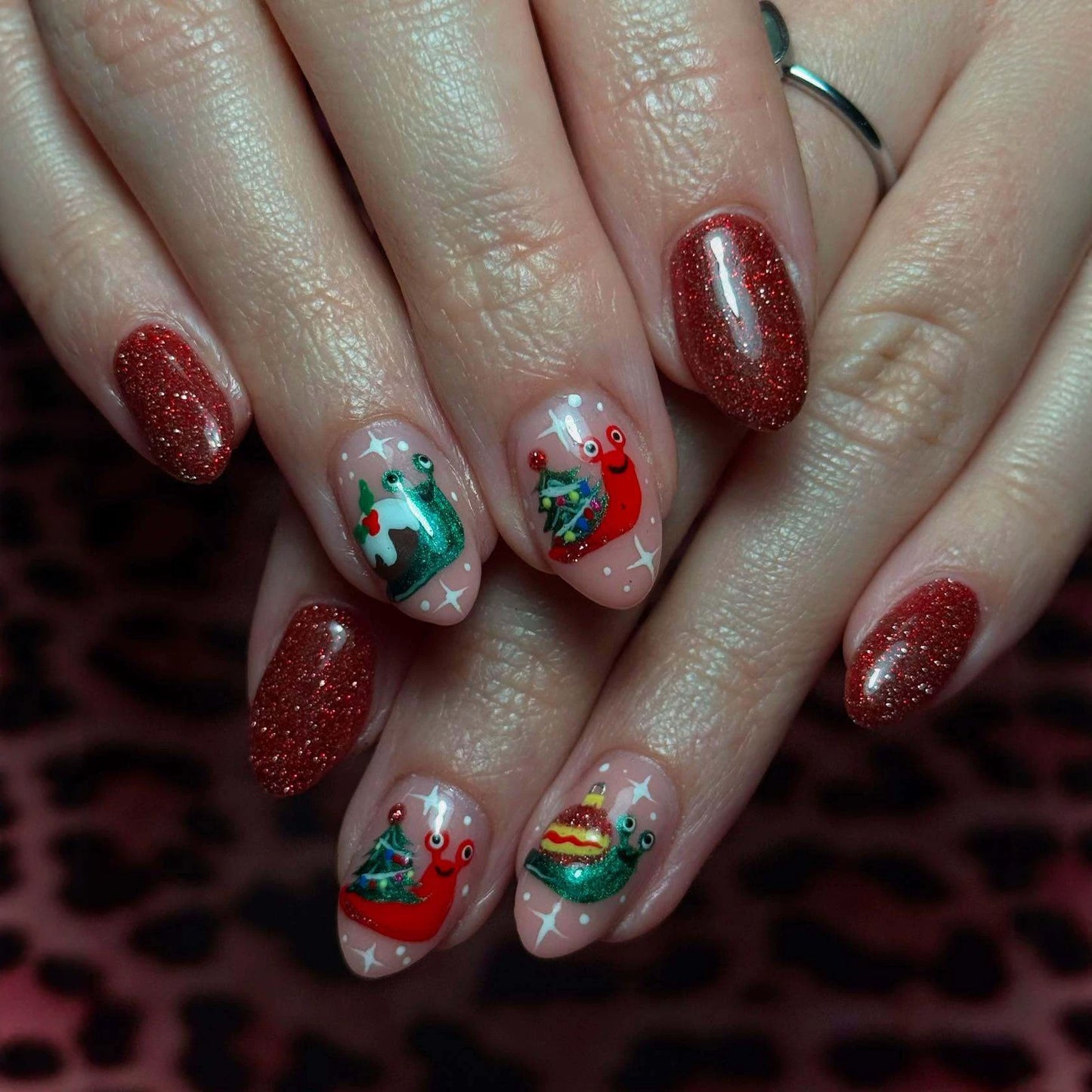 Kreative Weihnachtskunstnägel Brehn