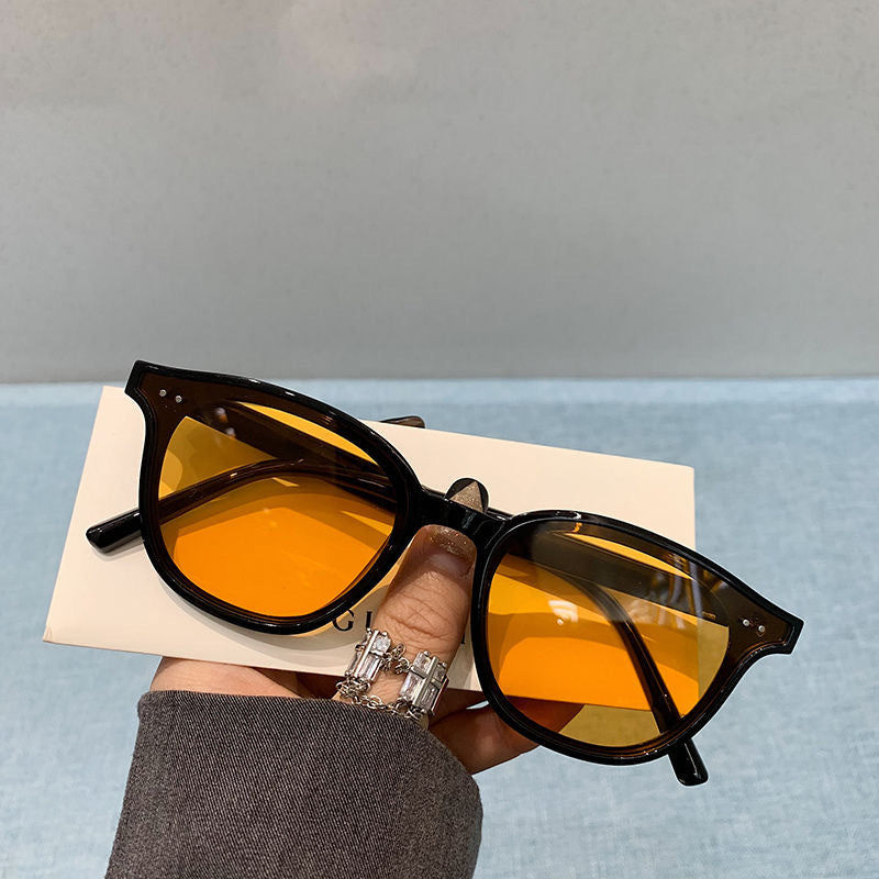 Damen Retro Cat Eye Sonnenbrille Brehn