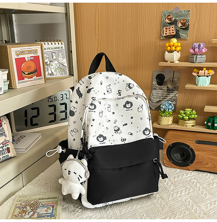 Niedlicher Charakter-Themen-Schulrucksack