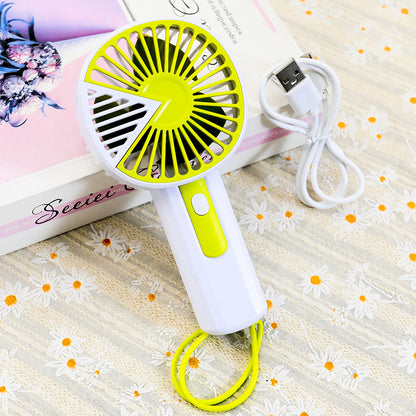 Damen Tragbarer Handschwenkventilator mit USB-Ladefunktion und flexibel einstellbarem Neigungswinkel Brehn