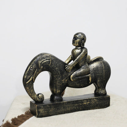 Dekorative Löwenfigur