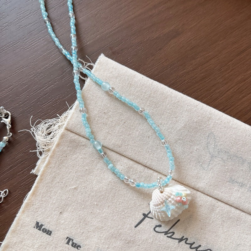 Halskette mit Glitzerfischschwanz Brehn