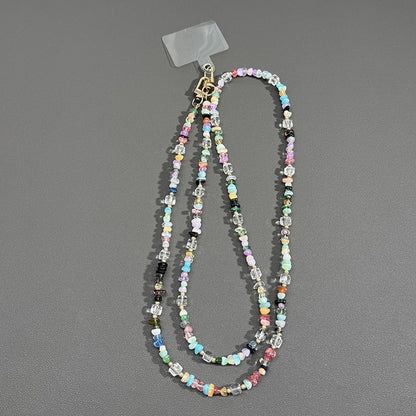 Perlenbrille Kette mit Schmetterlingsakzenten Brehn