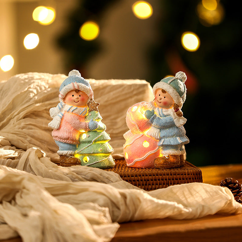 Dekorative Weihnachtsfigur im Schneemann-Design Brehn