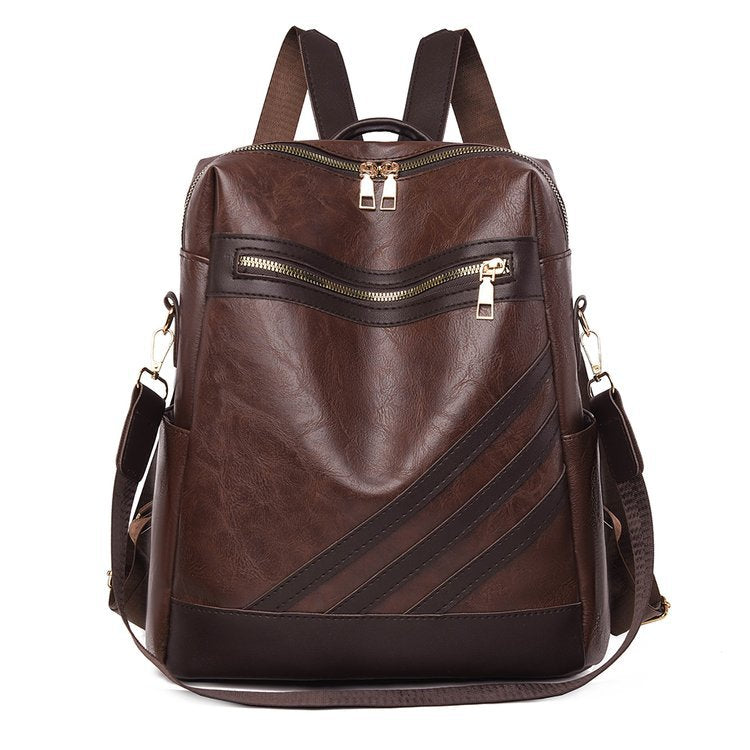 Modischer Leder Rucksack Brehn