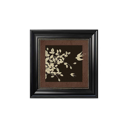 Verzierte Blumige Wandkunst