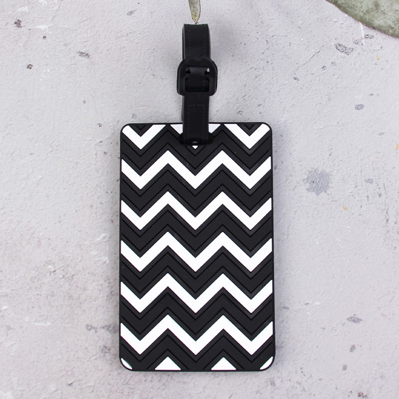 Stylische Chevron-Muster Gepäckanhänger Brehn