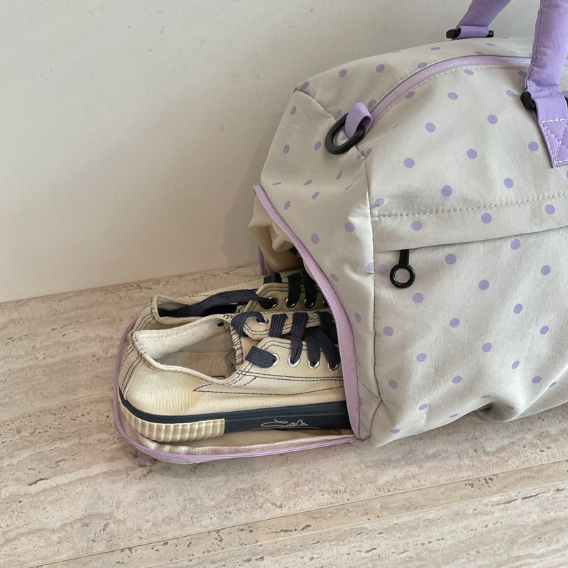Geräumige gepunktete Reisetasche Brehn