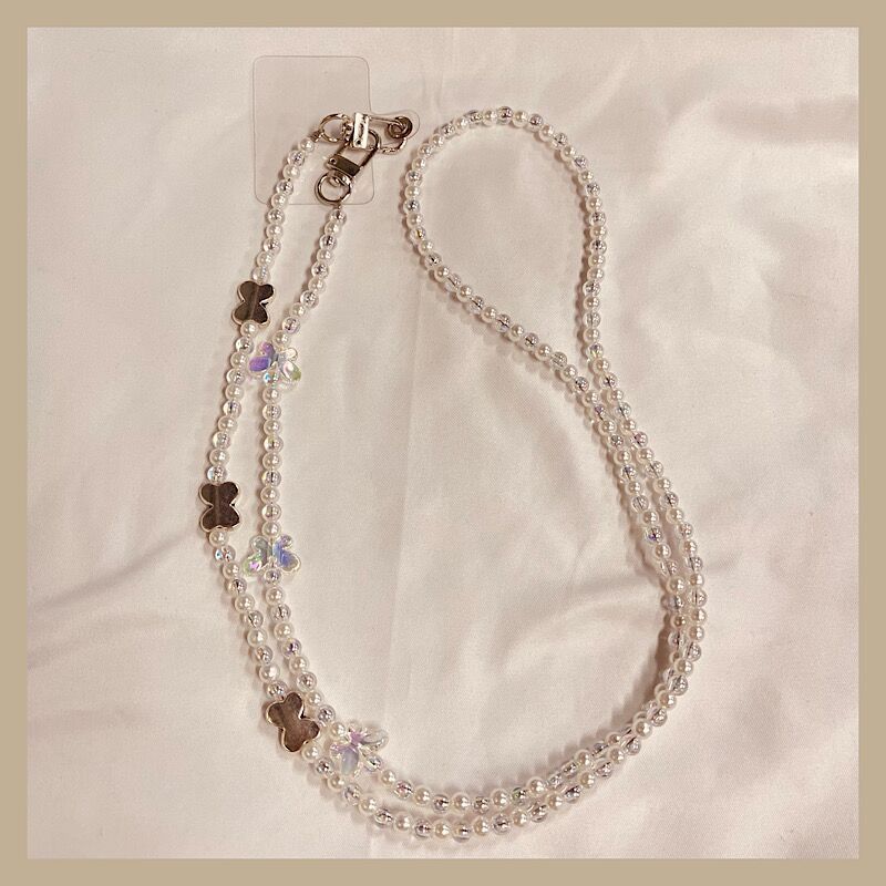 Eleganter Perlen Charm Brillenhalter Brehn