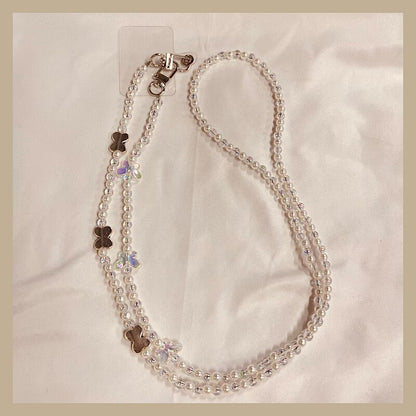 Eleganter Perlen Charm Brillenhalter Brehn