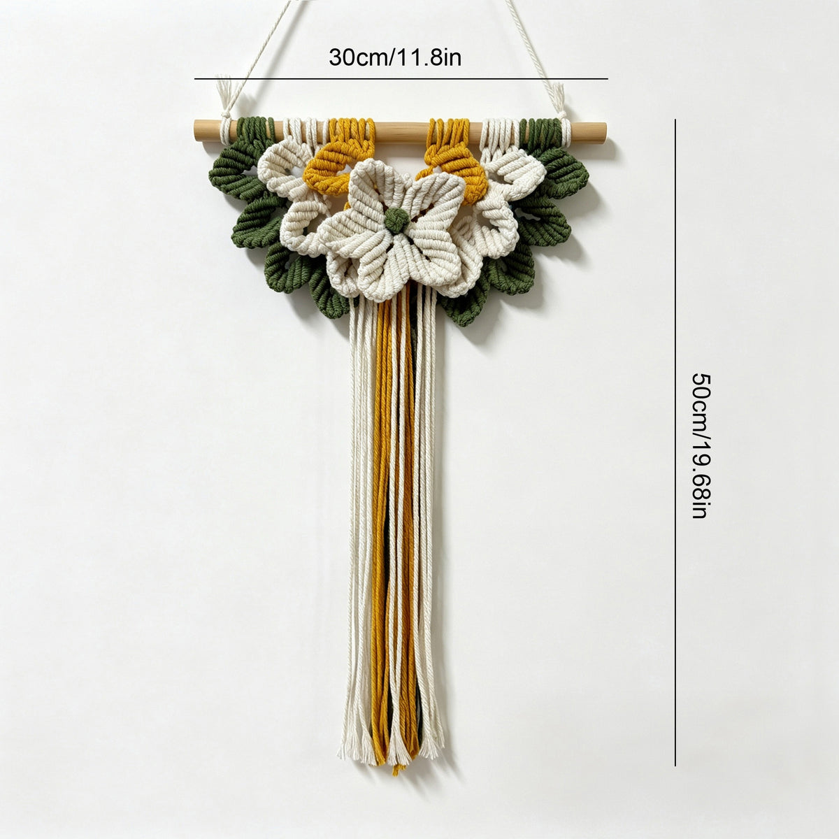 Floral Macrame Wandbehang Brehn