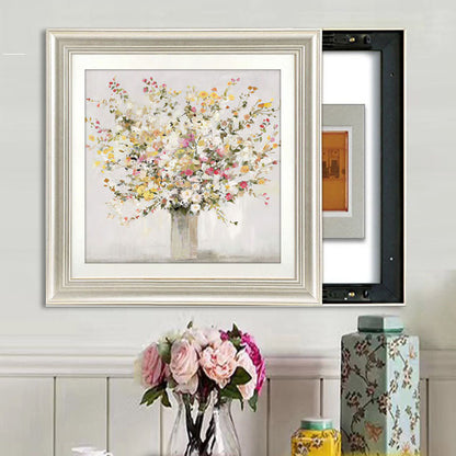 Blumenreiche Gerahmte Kunstwerke