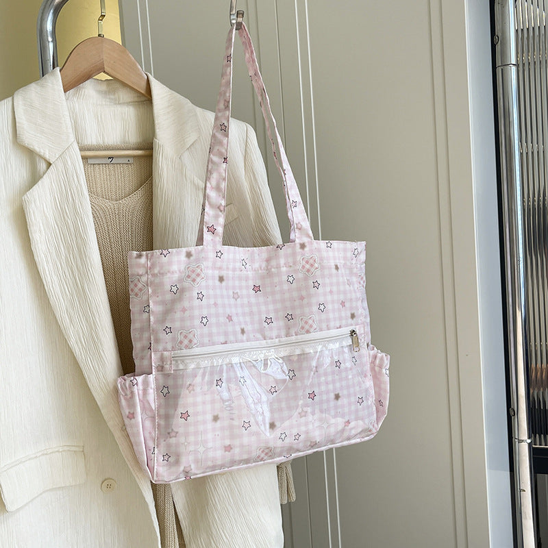 Illustrierte Canvas-Shopper-Tasche Brehn