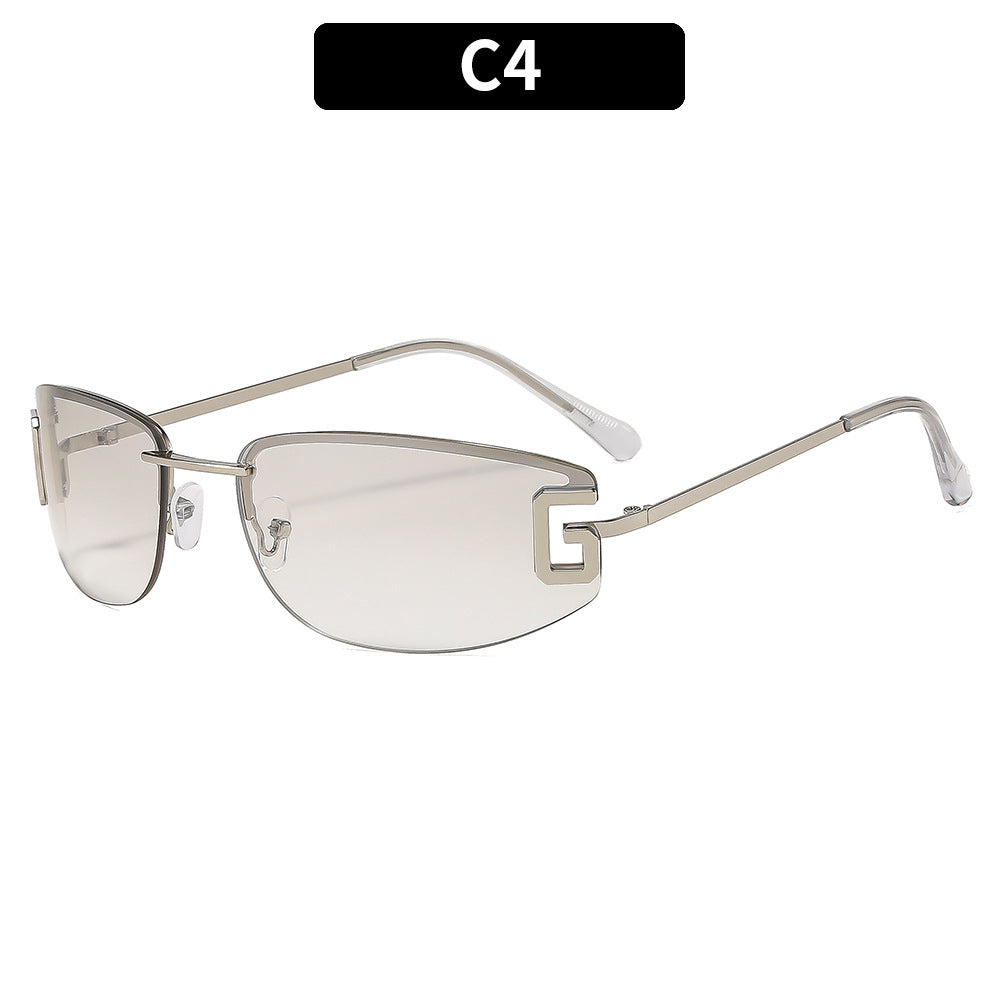 Elegante Übergroße Schild Sonnenbrille