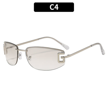 Elegante Übergroße Schild Sonnenbrille
