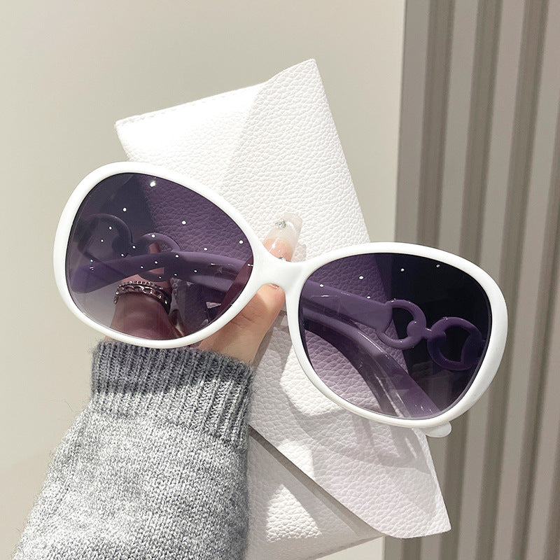 Damen Oversized Sonnenbrille mit UV-Schutz und trendigem Design Brehn