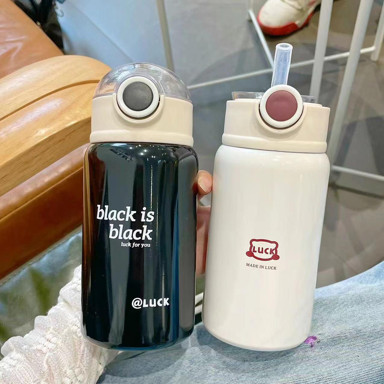 Damen Wasserflasche Brehn für Kinder mit lustigem Design