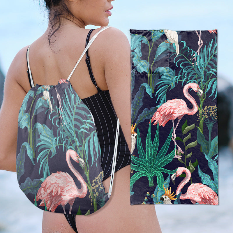 Multifunktionale Strandtasche mit integriertem Handtuch Brehn