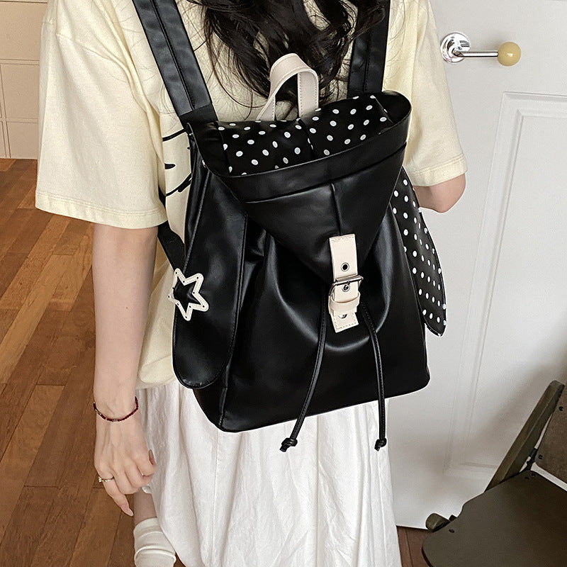 Trendiger Polka Dot Rucksack Brehn
