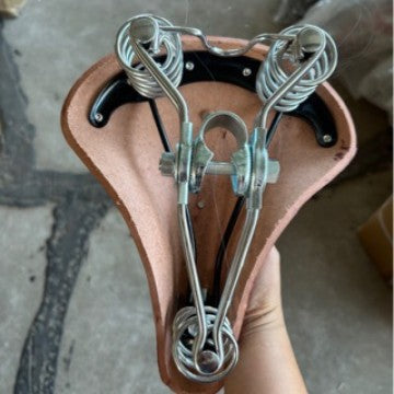 Premium Leder Fahrradsattel Brehn