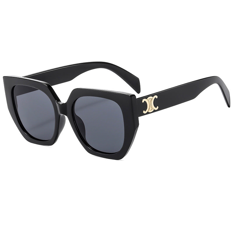 Damen Statement-Sonnenbrille mit glamourösem Rahmen Brehn