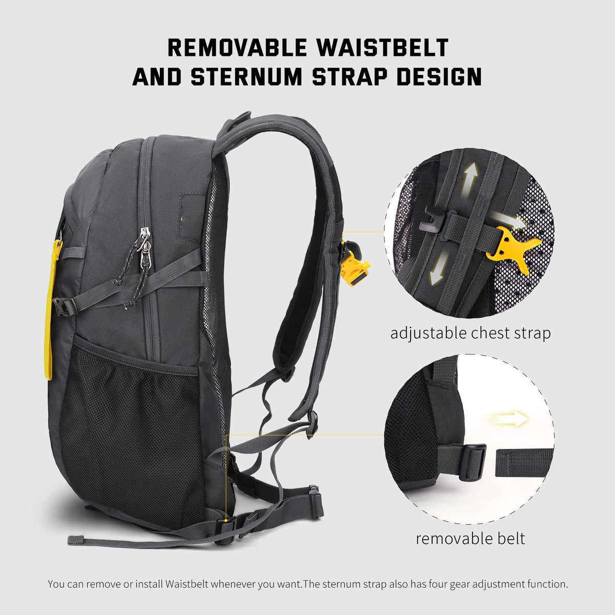Multi-Compartment Abenteuer Rucksack Brehn