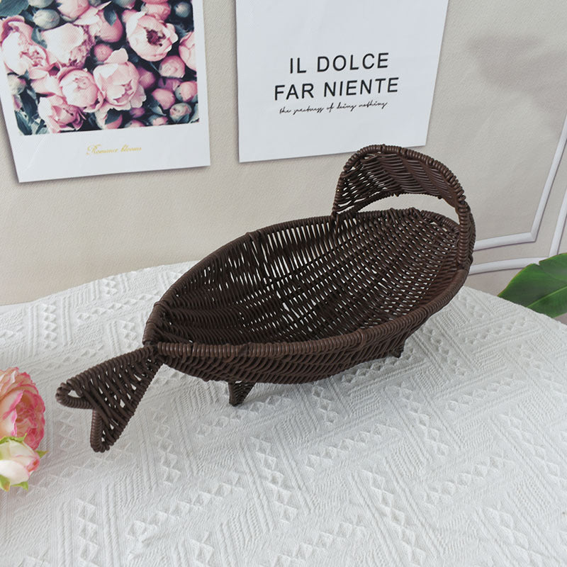 Dekorative fischförmige Aufbewahrungskorb Brehn