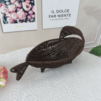 Dekorative fischförmige Aufbewahrungskorb Brehn