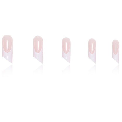 Elegante Französische Tipp Acrylnagelkunstverlängerungen Brehn