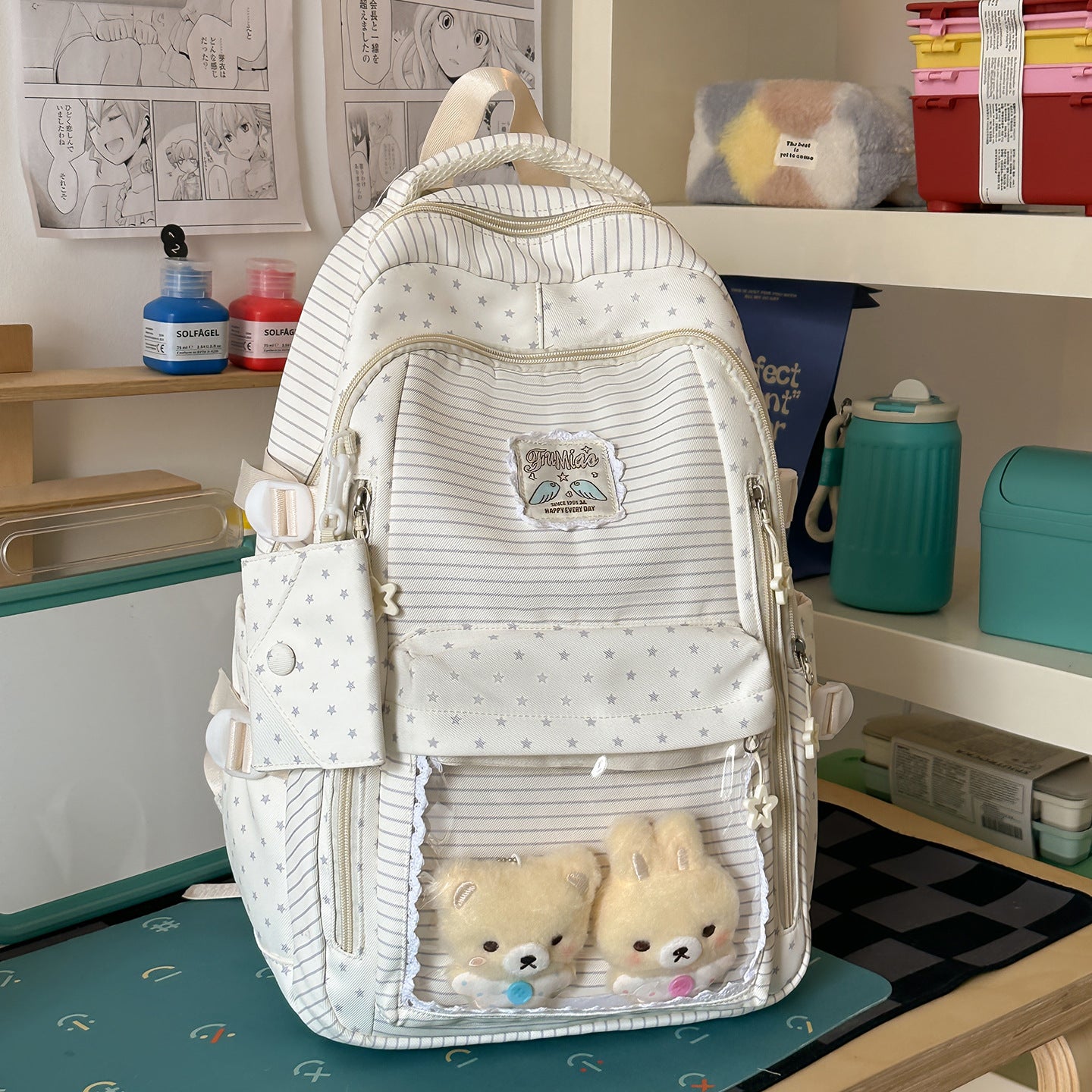 Funktionaler Mehrfachtaschen Spielzeuglager Schulrucksack Tasche
