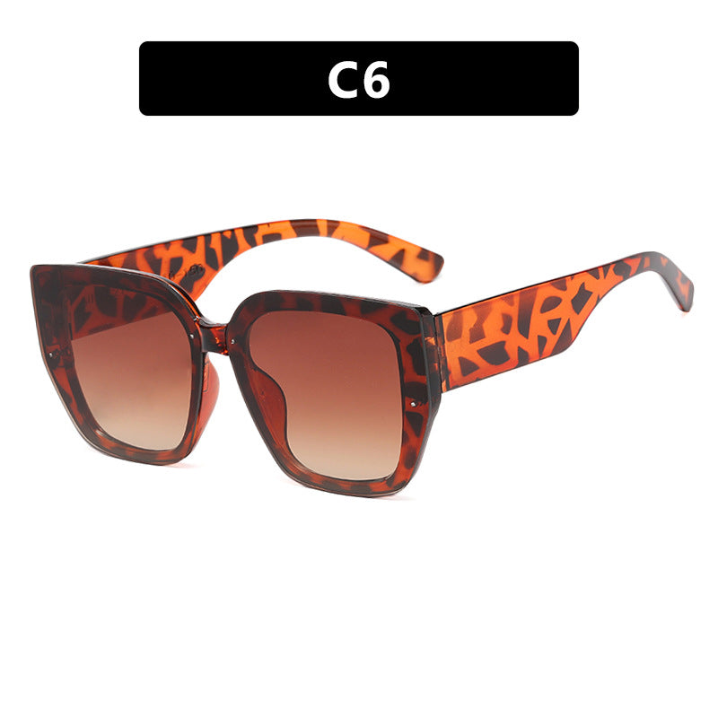 Damen oversized Sonnenbrille mit modischem Rahmen und UV-Schutz Brehn