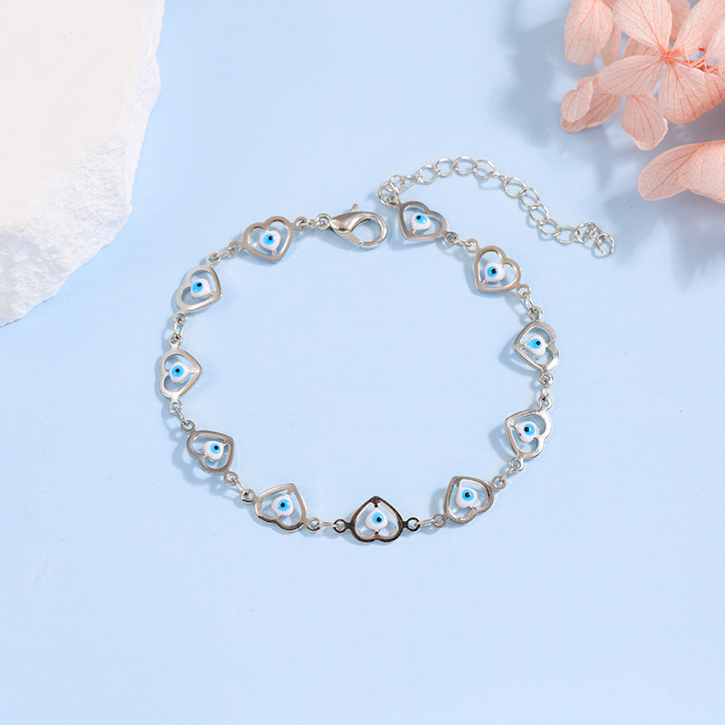 Herzförmiges Perlenarmband Brehn